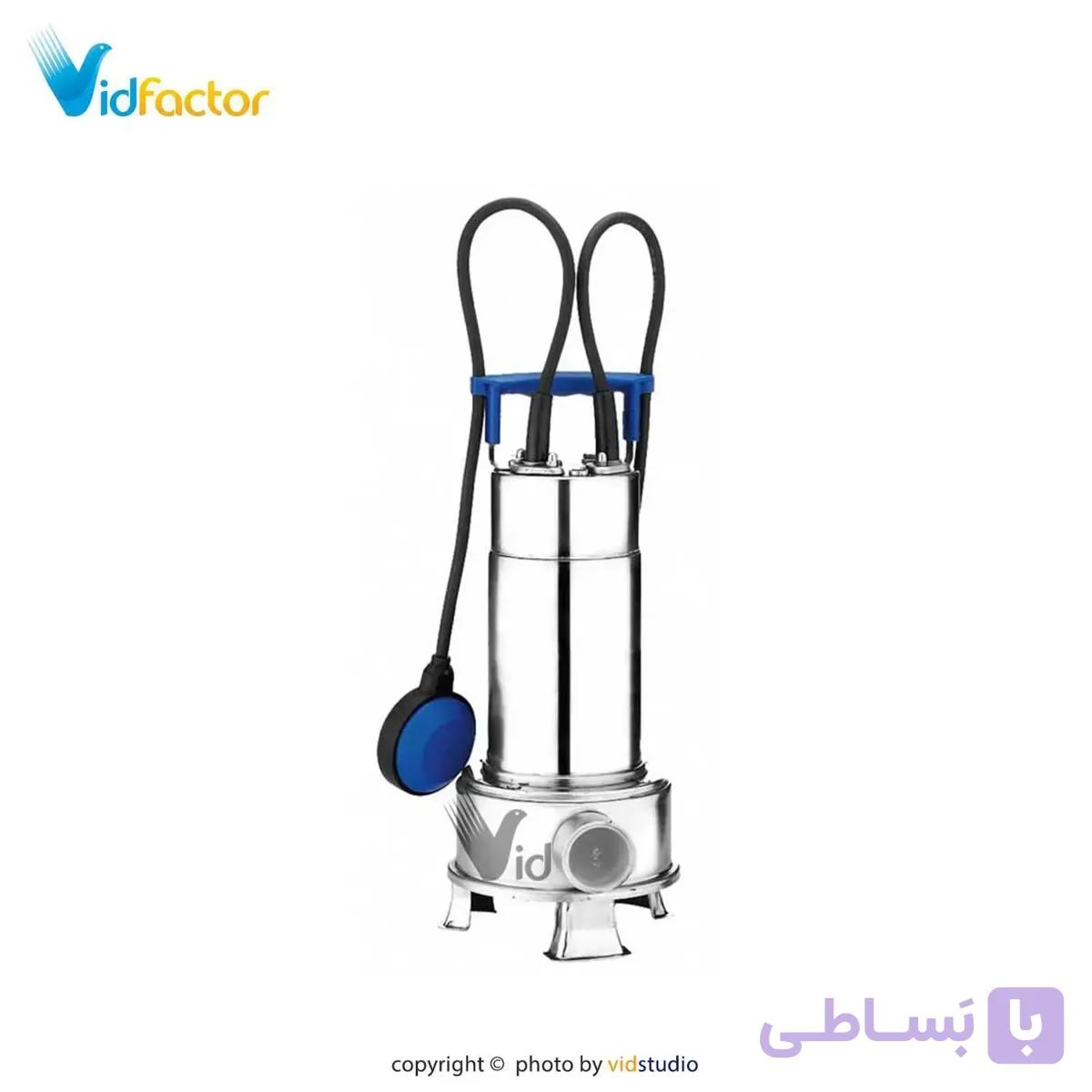 پمپ لجن کش ابارا استیل بدون فلوتر RIGHT 100M 10 MT