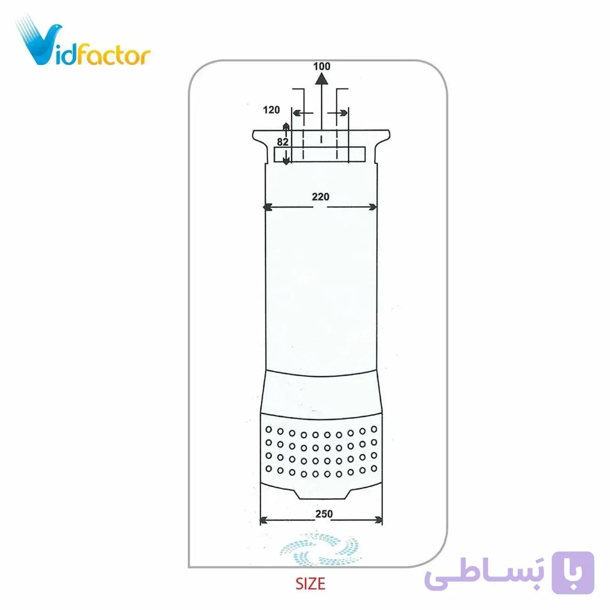 پمپ کف کش 4 اینچ فدک مدل F 32/1B