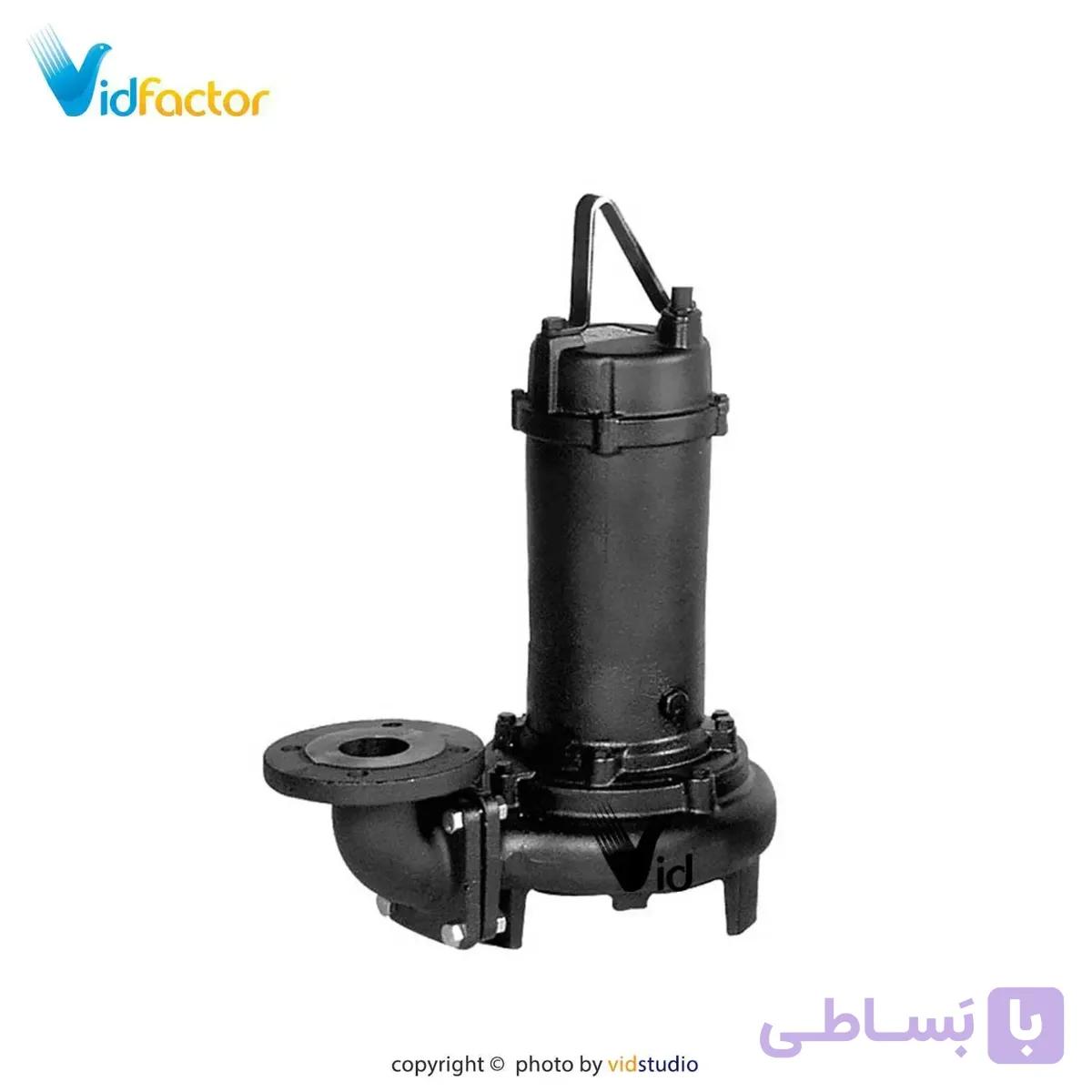 پمپ لجن کش ابارا چدنی خردکن دار 100DL/WC 5 3.7