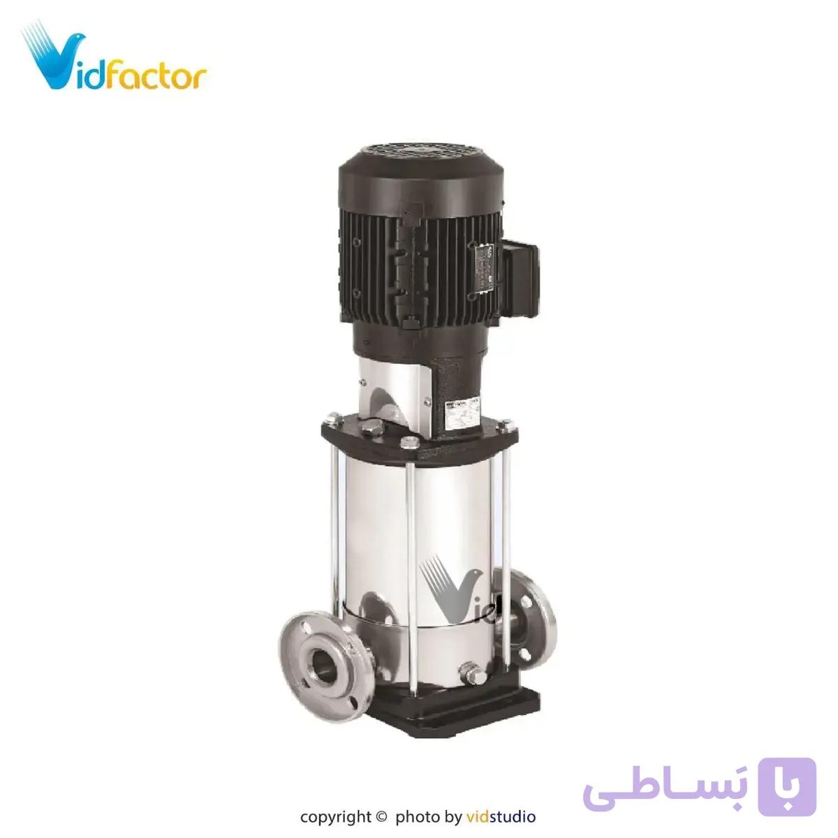 پمپ آب طبقاتی عمودی ابارا EVMSG 15-8 F 5/7.5 IE2