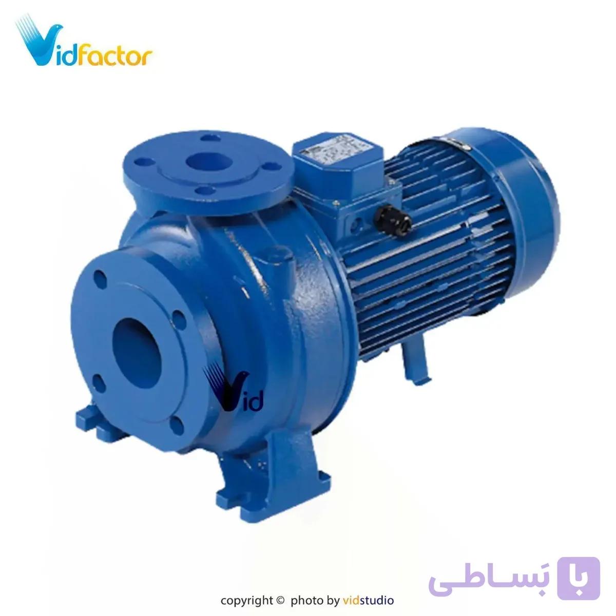 پمپ آب چدنی پروانه استیل ابارا 3D 40-125/1.5 T