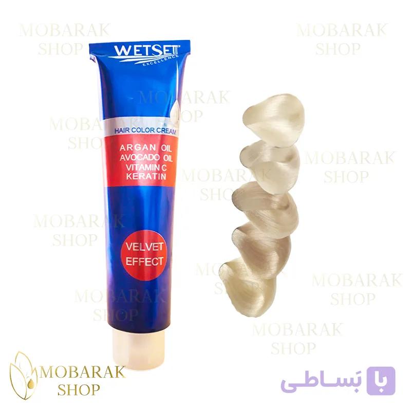رنگ مو اکسترا لیفت وت ست (WetSet)| سری فوق روشن‌کننده (Extra Lifts) حجم ۱۲۵ میلی‌لیتر