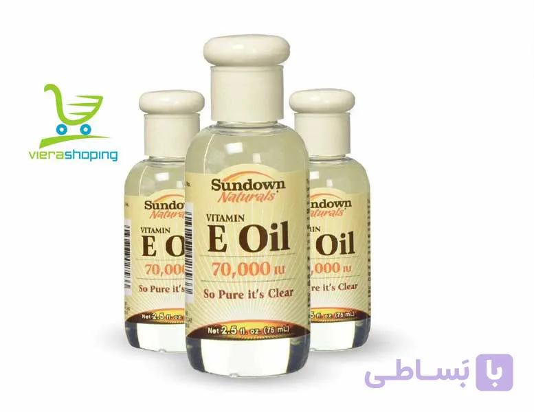 سرم ویتامین E صورت لوکس Sundown Vitamin E Oil(اصل) — تصویر 1