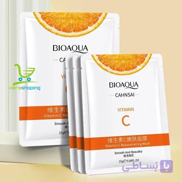 ماسک صورت ورقه ای بیوآکوا ویتامین BIOAQUA C — تصویر 1