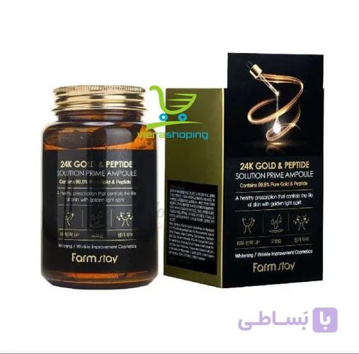 آمپول فارم استی ضد چروک و روشن کننده طلا Farm Stay 24k Gold — تصویر 1