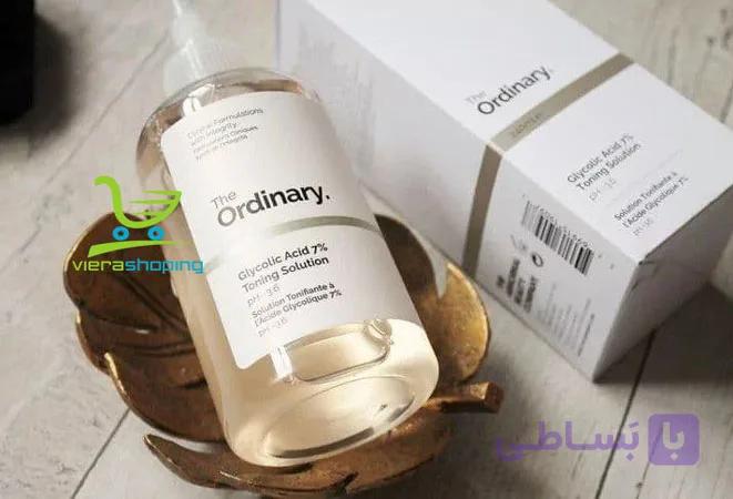 تونر گلیکولیک اسید اوردینری لایه بردار و روشن کننده اورجینال — تصویر 1