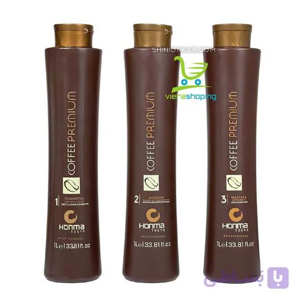 پک کراتین مو هونما Honma Coffee Premium Keratin Pack 3L — تصویر 1