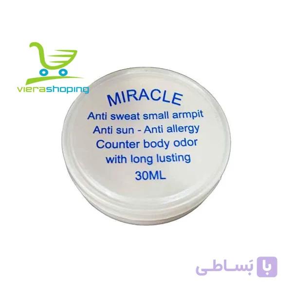 کرم ضد‌ بو و عرق miracleمیراکل 30 میل — تصویر 1
