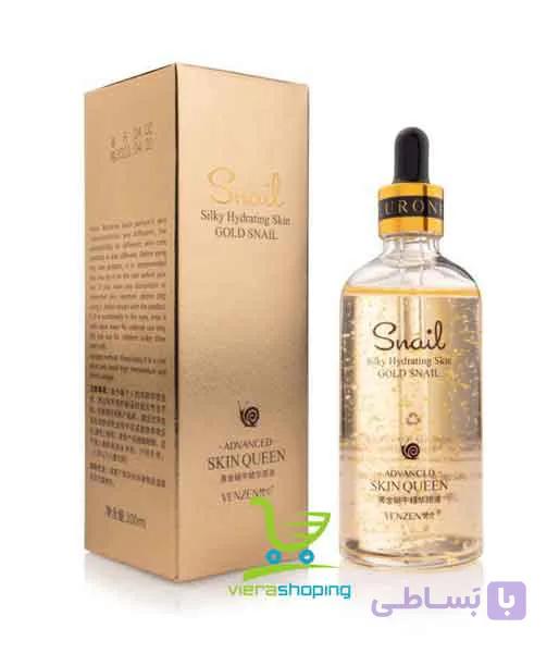 سرم حلزون طلا‌ ونزن Venus gold snail serum آخ — تصویر 1