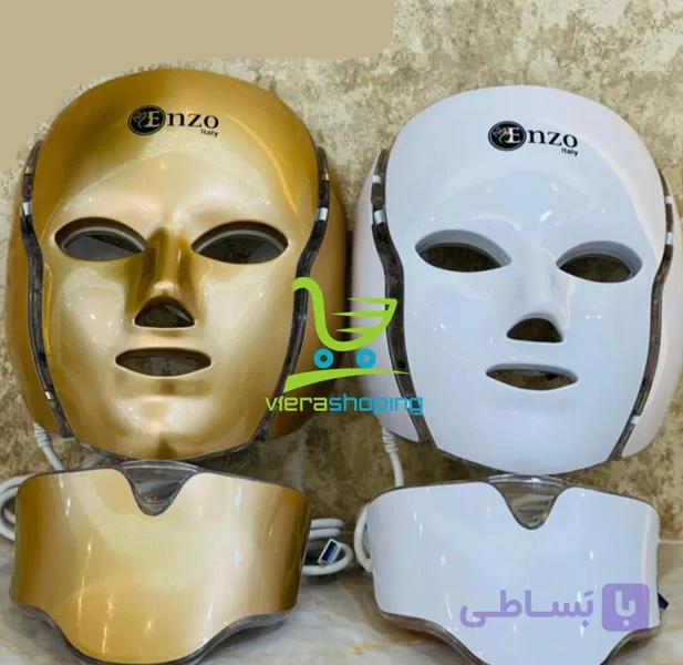 ماسک نقابیLٍٍٍٍٍٍٍED MASK صورت انزو LED facial maskn Enzo Italy — تصویر 1