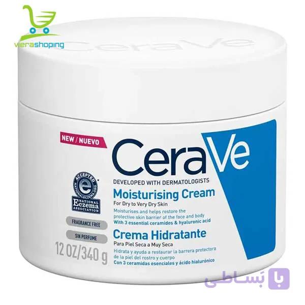 کرم مرطوب کننده سراوی CeraVe مناسب انواع پوست — تصویر 1