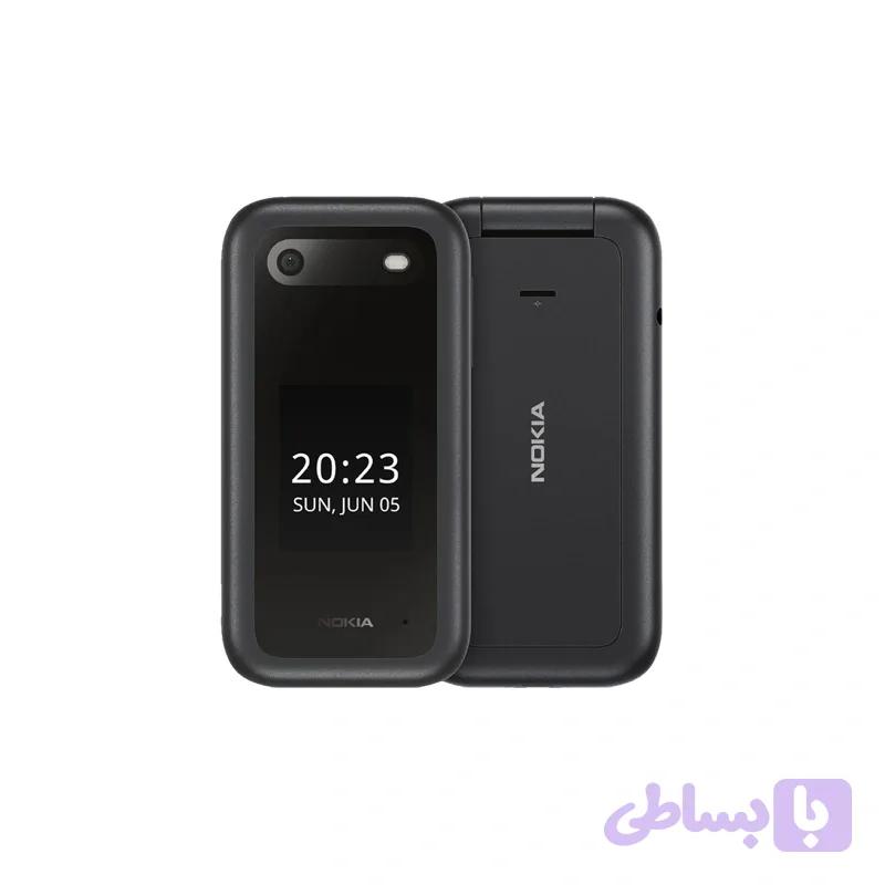 گوشی ساده تاشو نوکیا مدل Nokia 2660 Flip دو سیم کارت رجیستر شده (بدون گارانتی شرکتی)Nokia2660 Flip Dual SIM Mobile Phone