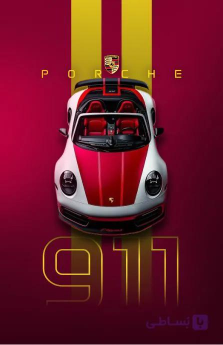 تابلو شاسی طرح پورشه 911 — تصویر 1