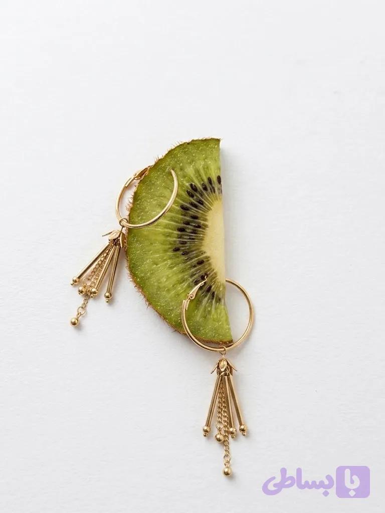 گوشواره طرح میخک آویزدار