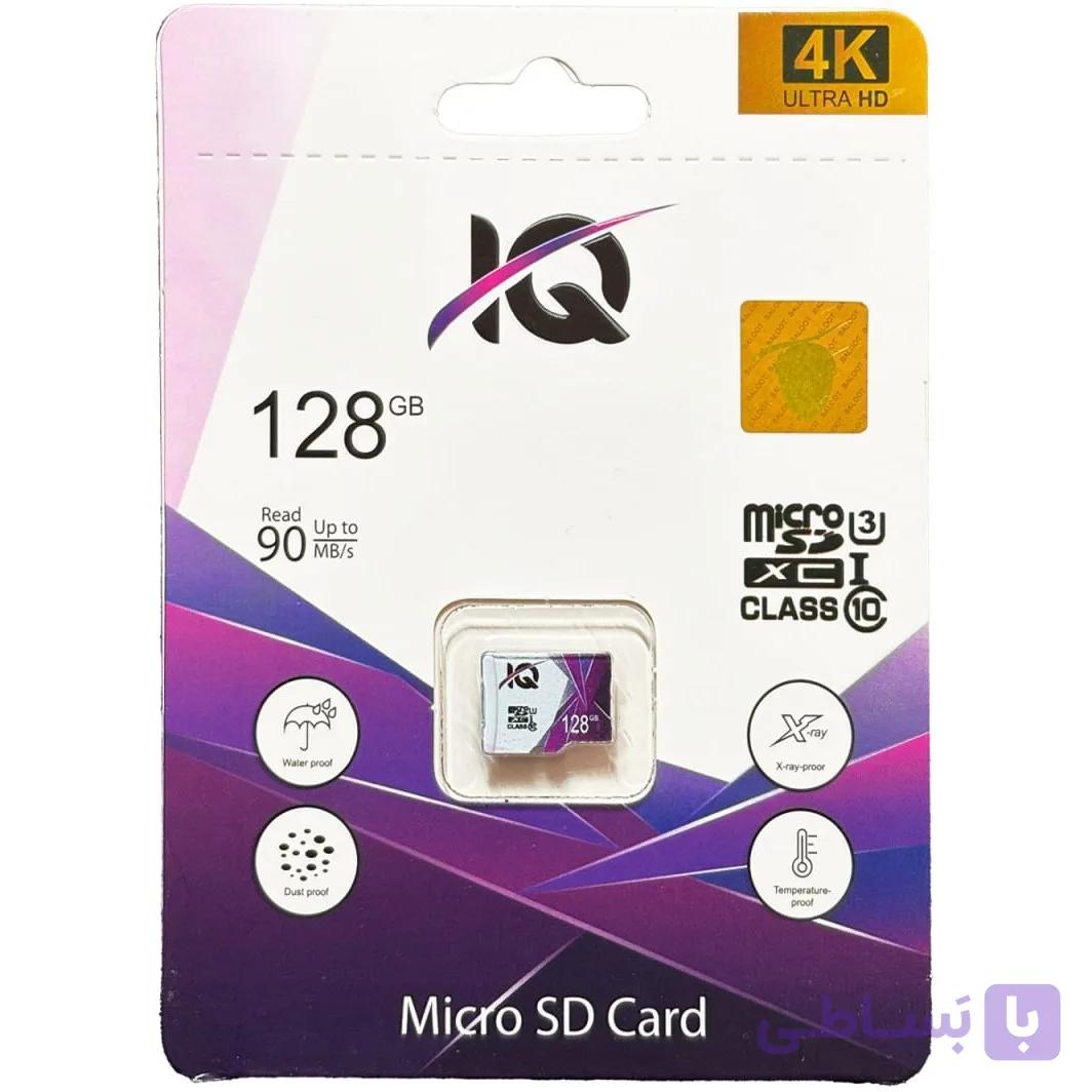 مموری کارت Micro SD IQ-4K-class10 ظرفیت 128 گیگابایت