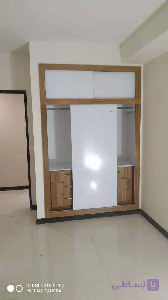 کمد دیواری ام دی اف پردیس فاز 11 با بدنه کامل و فایل کشو آریو کابین