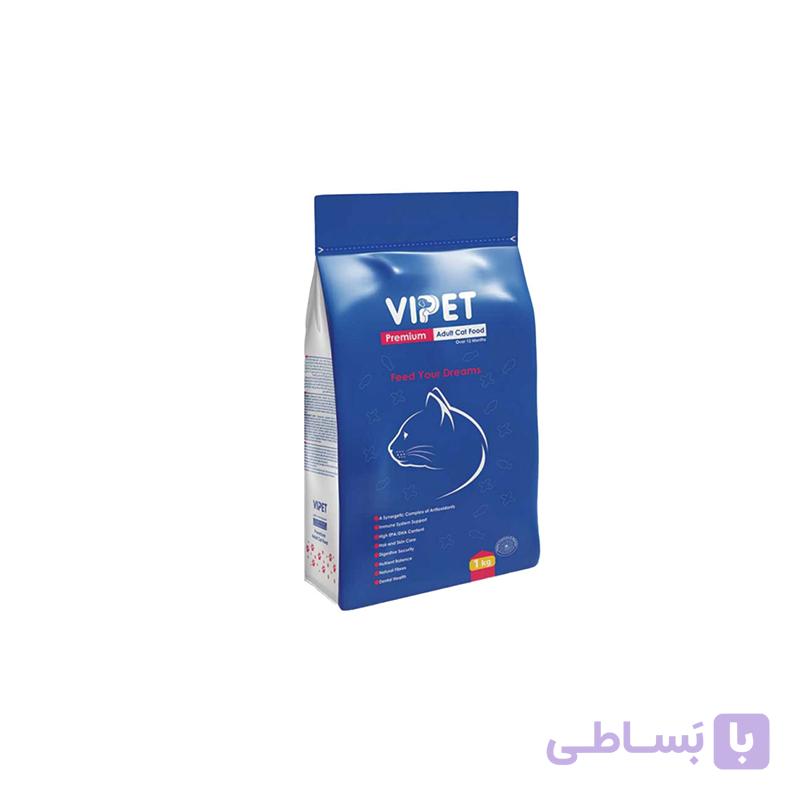 غذاخشک گربه بالغ وی پت با طعم مرغ 1KG |بسته پلمپ شرکتی
