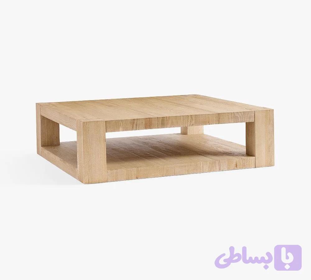میز جلومبلی چوبی مدرن مدل کوبیک we.casa
