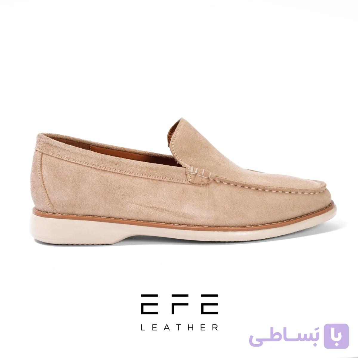 کالج چرم اشبالت مردانه خاکی مدل کاکتوس — تصویر 1