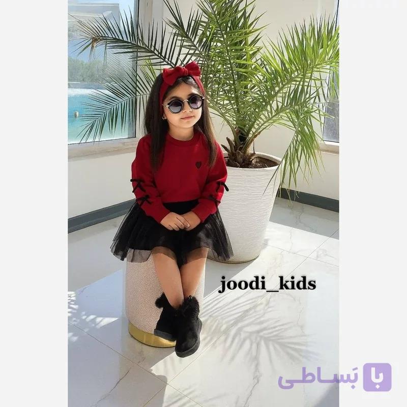 ست کراپ و دامن پنبه دورس دخترانه مجلسی ویژه یلدا
