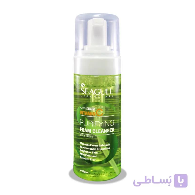 فوم پاک کننده صورت سی گل Seagull Purifying حجم 150 میلی لیتر