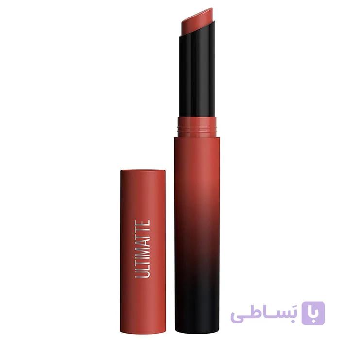 رژ لب استیکی مات میبلین رنگ More Rust 899Matthelin More Rust Lipstick More Rust 899