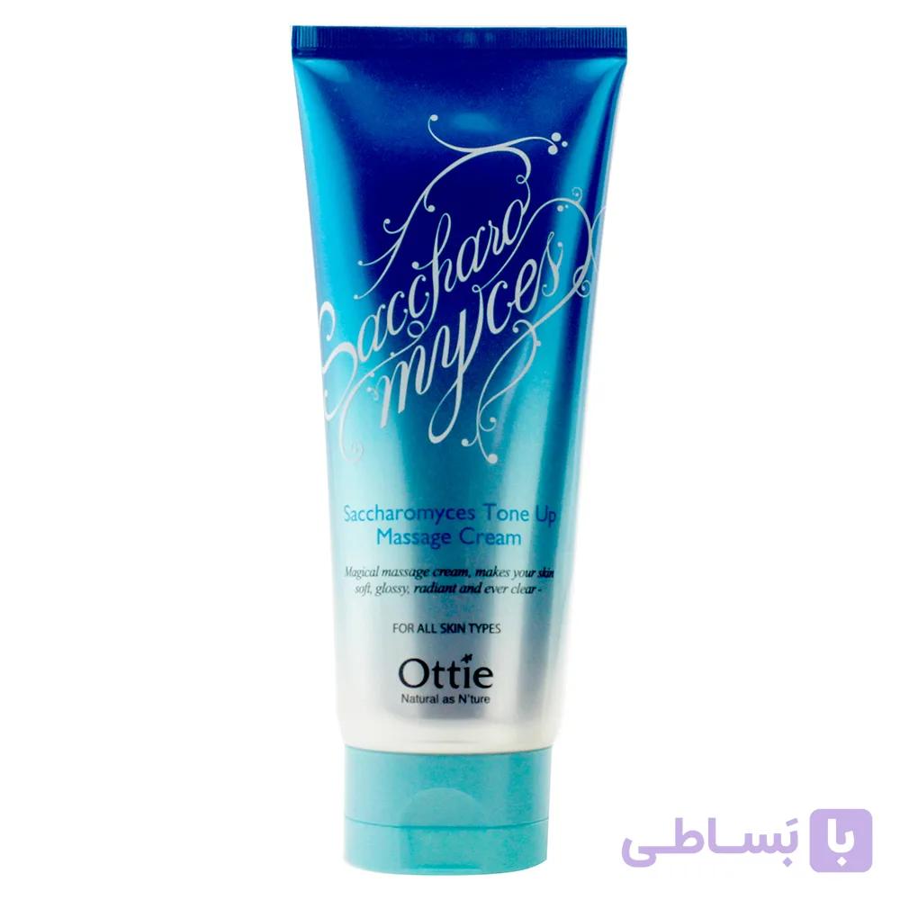 کرم ماساژ و تقویت کننده پوست اوتی حجم 200 میلی لیترOttie Saccharomyces Tone Up Massage Cream