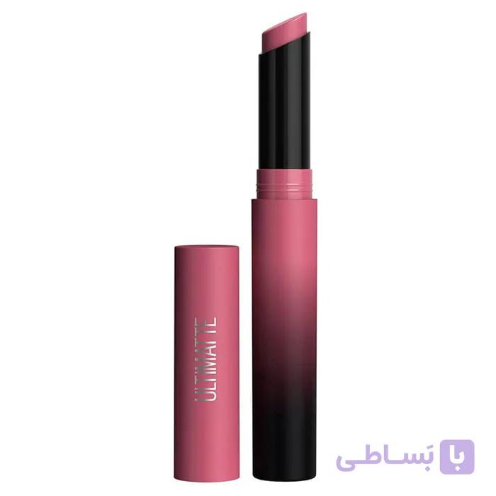 رژ لب استیکی مات میبلین رنگ More Mauve 599More More More More More 599 Lipstick
