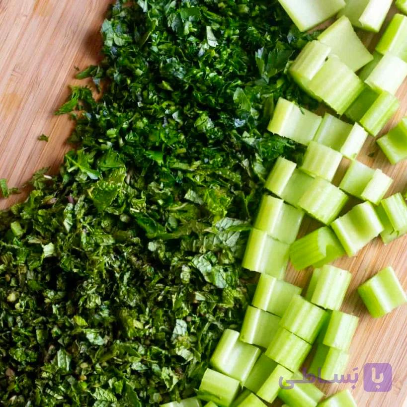 سبزی قورمه تازه خرد شده نعنا آبی ۱ کیلوگرم