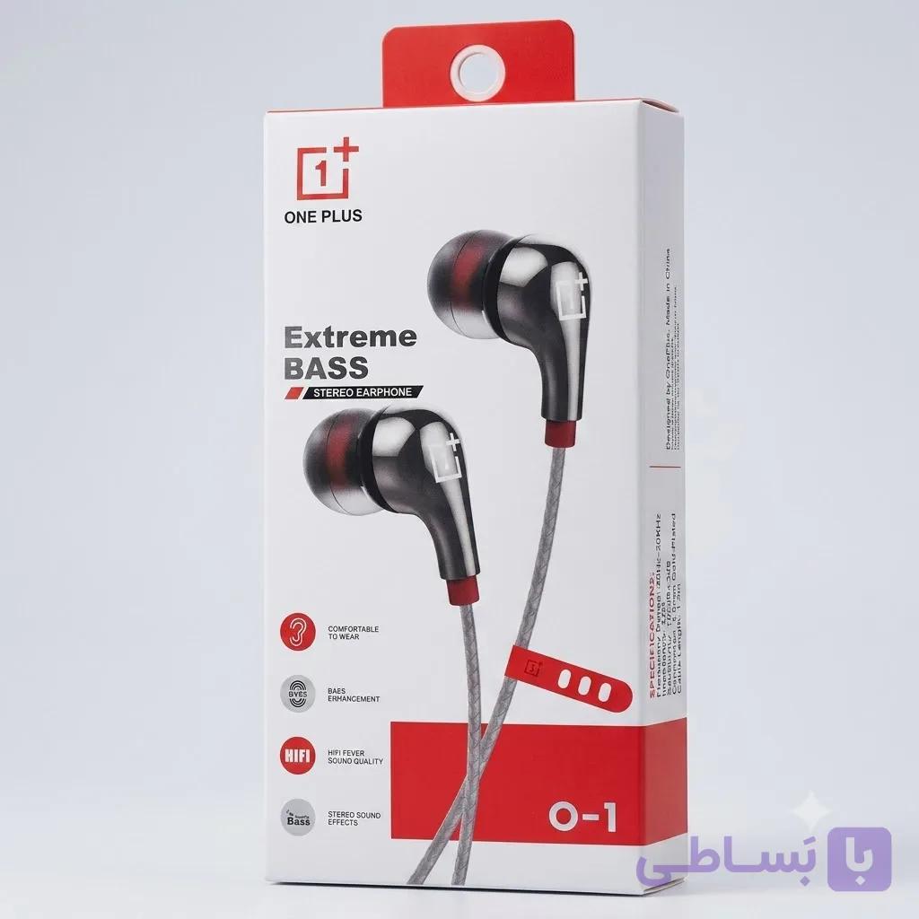 هندزفری با سیم وان پلاس مدل O-1 Extreme Bass
