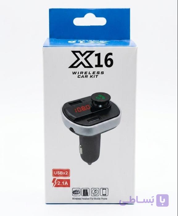 اف ام پلیر و شارژر فندکی بلوتوثی خودرو مدل X16