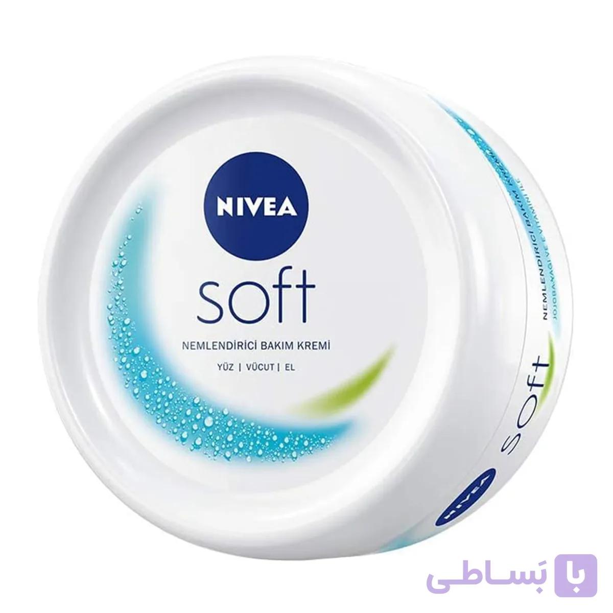 کرم مرطوب‌کننده نیوآ سافت (NIVEA Soft) حجم 200 میلی‌لیتر