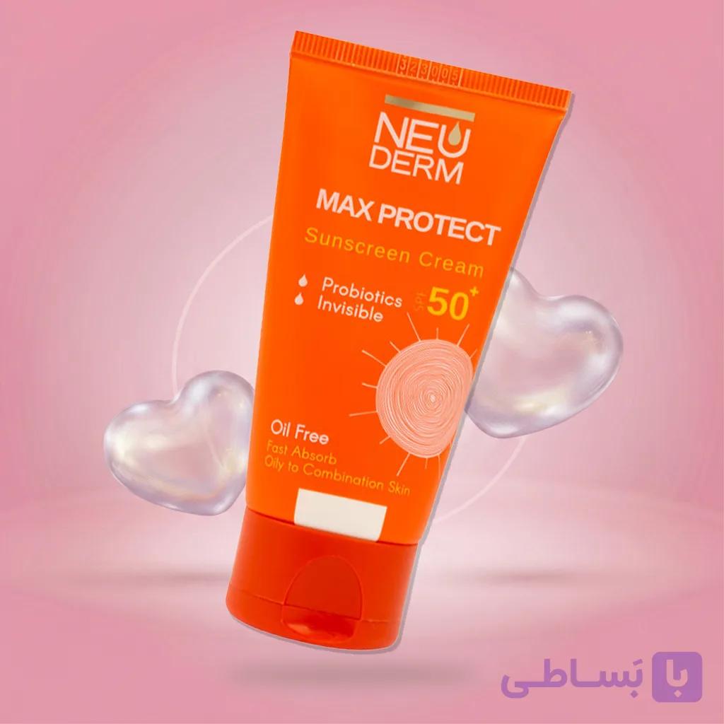 کرم ضد آفتاب رنگی نئودرم مدل MAX PROTECT با SPF50