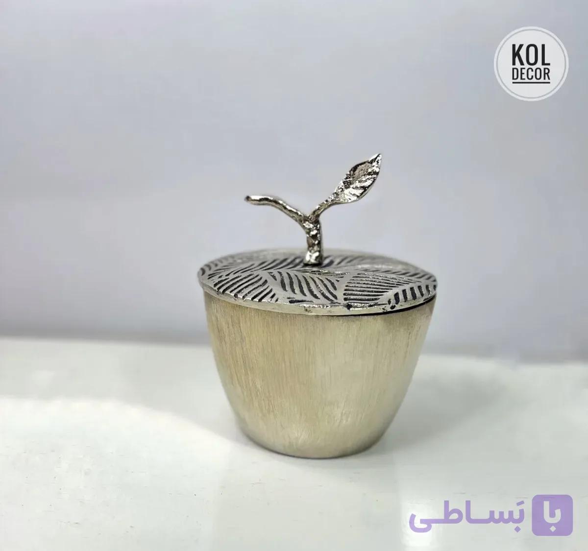 شکلات خوری کوچک طرح برگ طلایی — تصویر 1