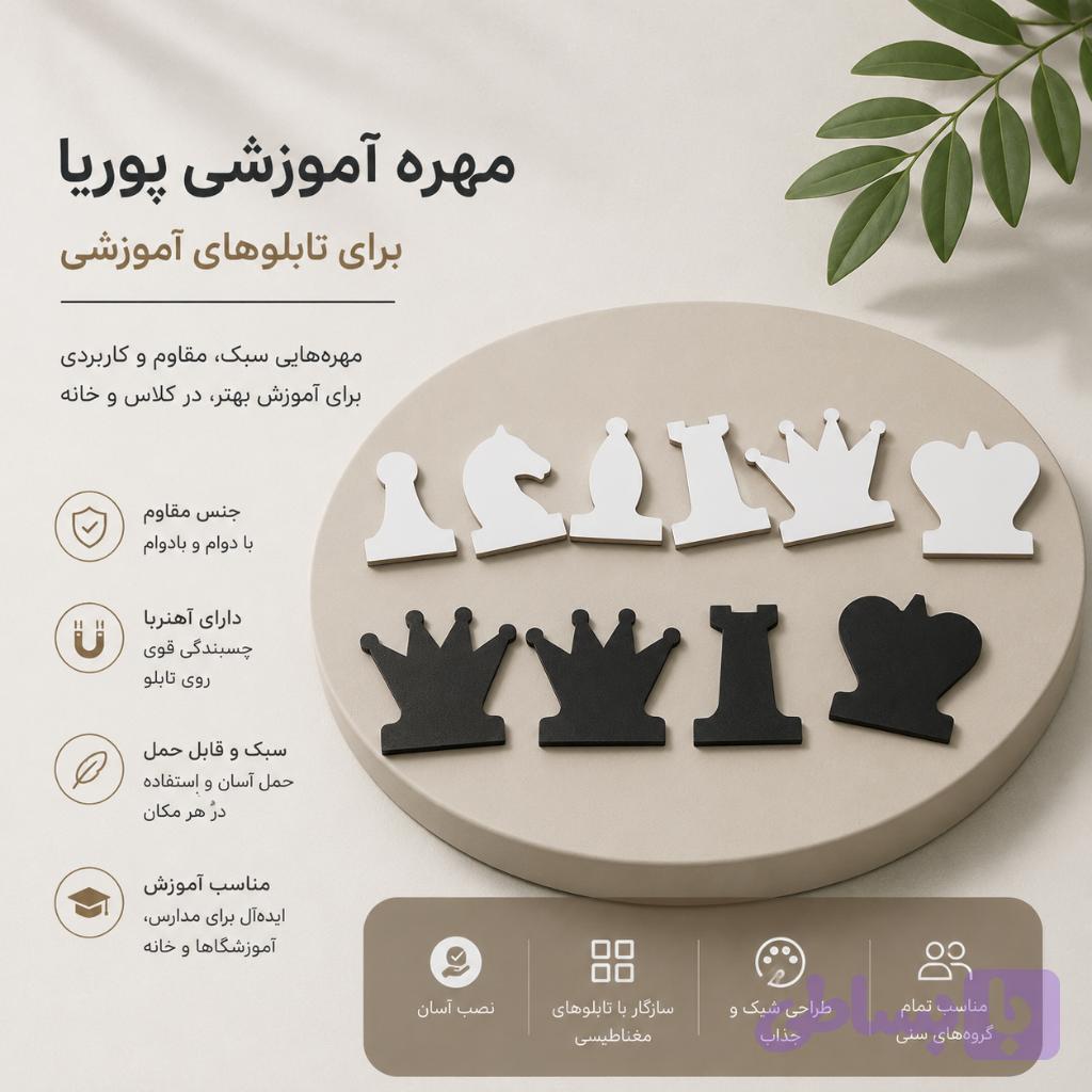 مهره آموزشی شطرنج — تصویر 1