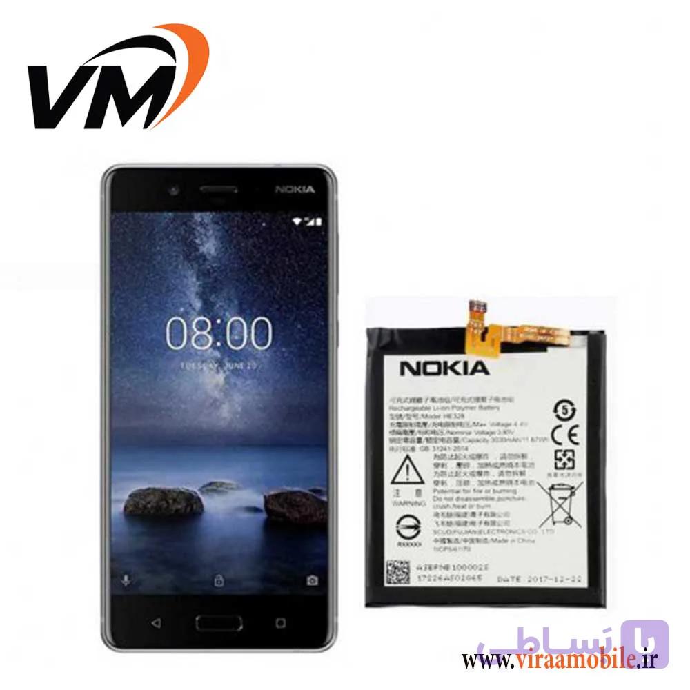 باتری اصلی نوکیا NOKIA 8 – HE328 — تصویر 1