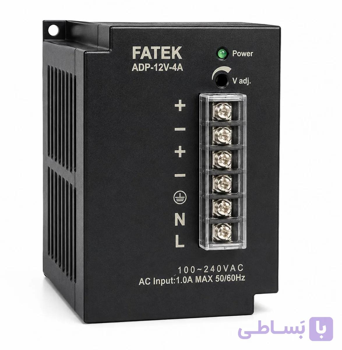 منبع تغذیه سوئیچینگ 4 آمپر 12 ولت فتک مدل ADP-12V-4A — تصویر 1