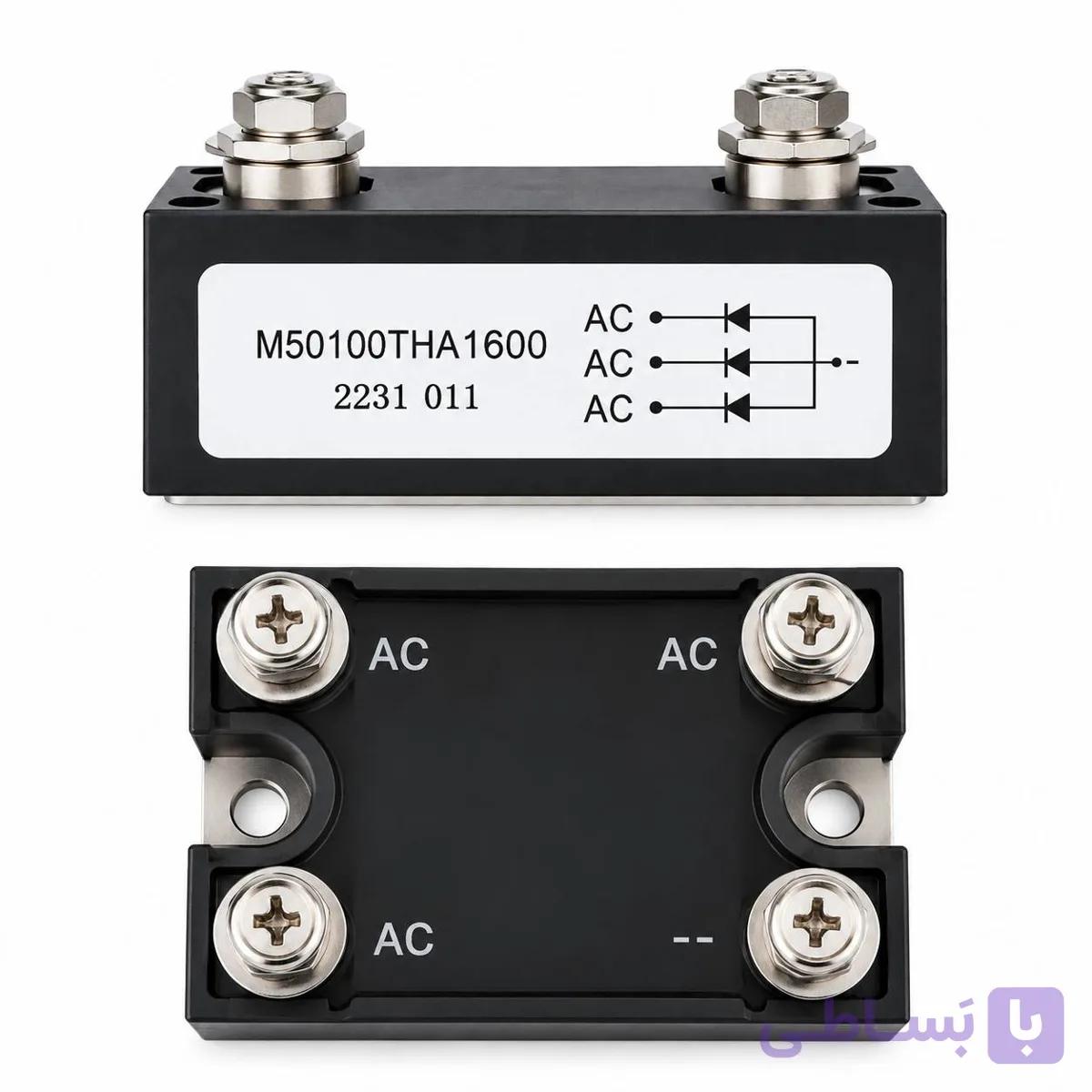 دیود پل سه فاز KJW مدل M50100THA1600