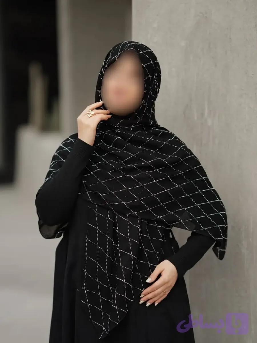 روسری کریشه درختی وارداتی طرح لوزی