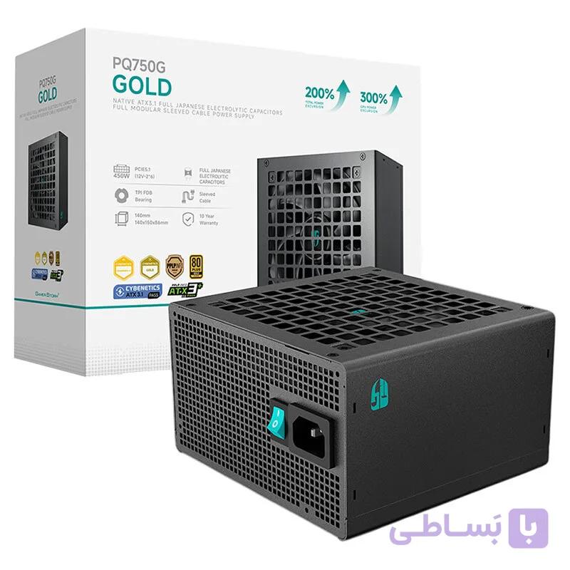 پاور ماژولار 750 وات دیپ کول Gamer Storm PQ750G Gold — تصویر 1