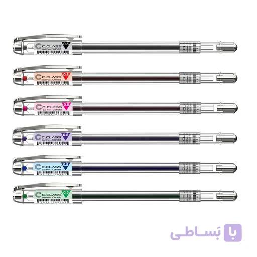 روان نویس  و خودکار ژل پن رنگی سیکلاس ۰.۵ میلی‌متری