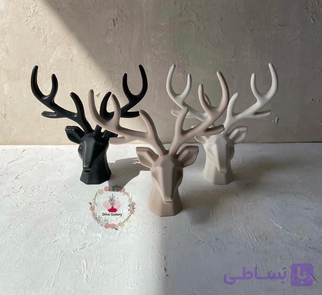استند آویز بدلیجات طرح گوزن ارتفاع ۱۷سانت