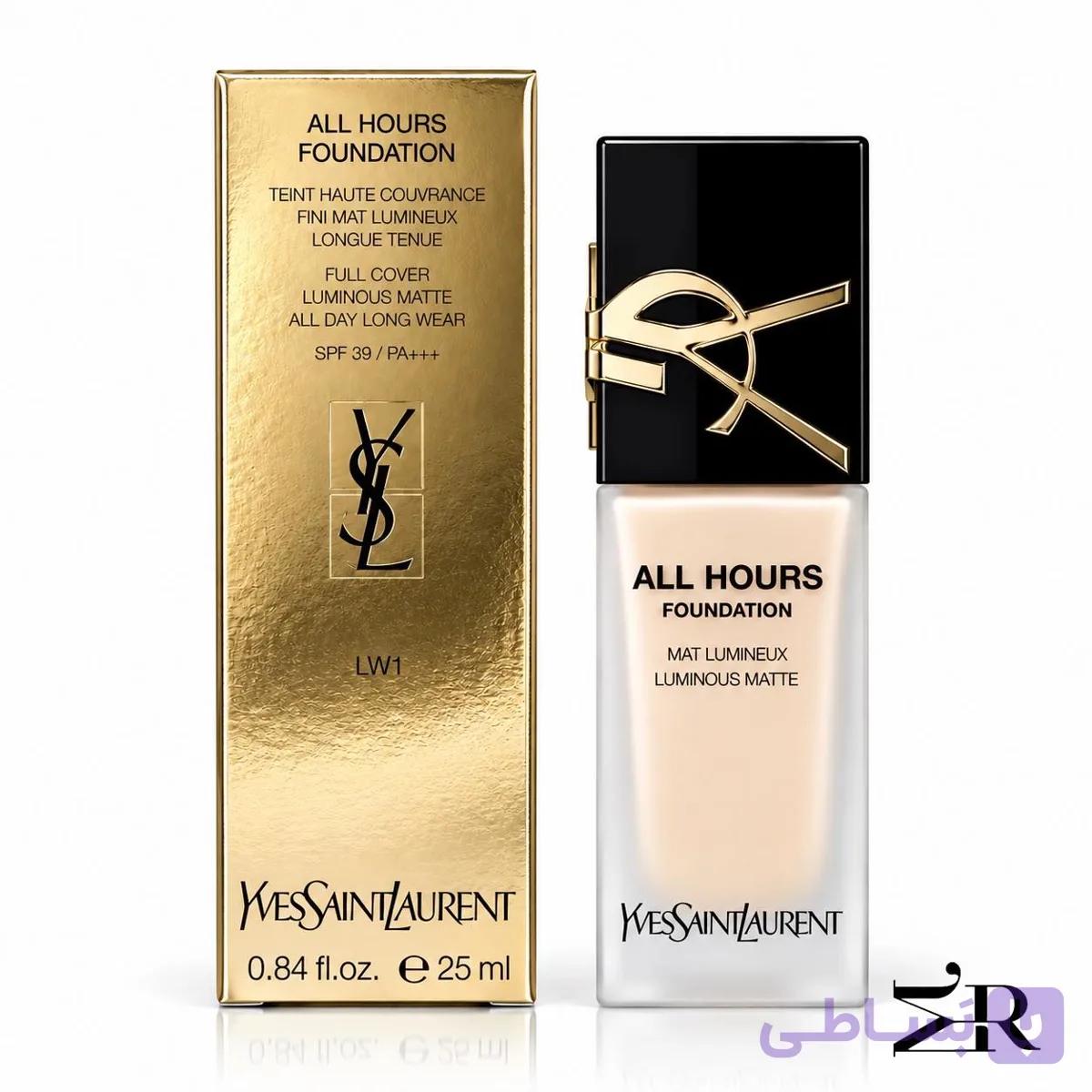 کرم پودر ایو سن لوران آل هورز | All Hours Foundation SPF 39 — تصویر 1