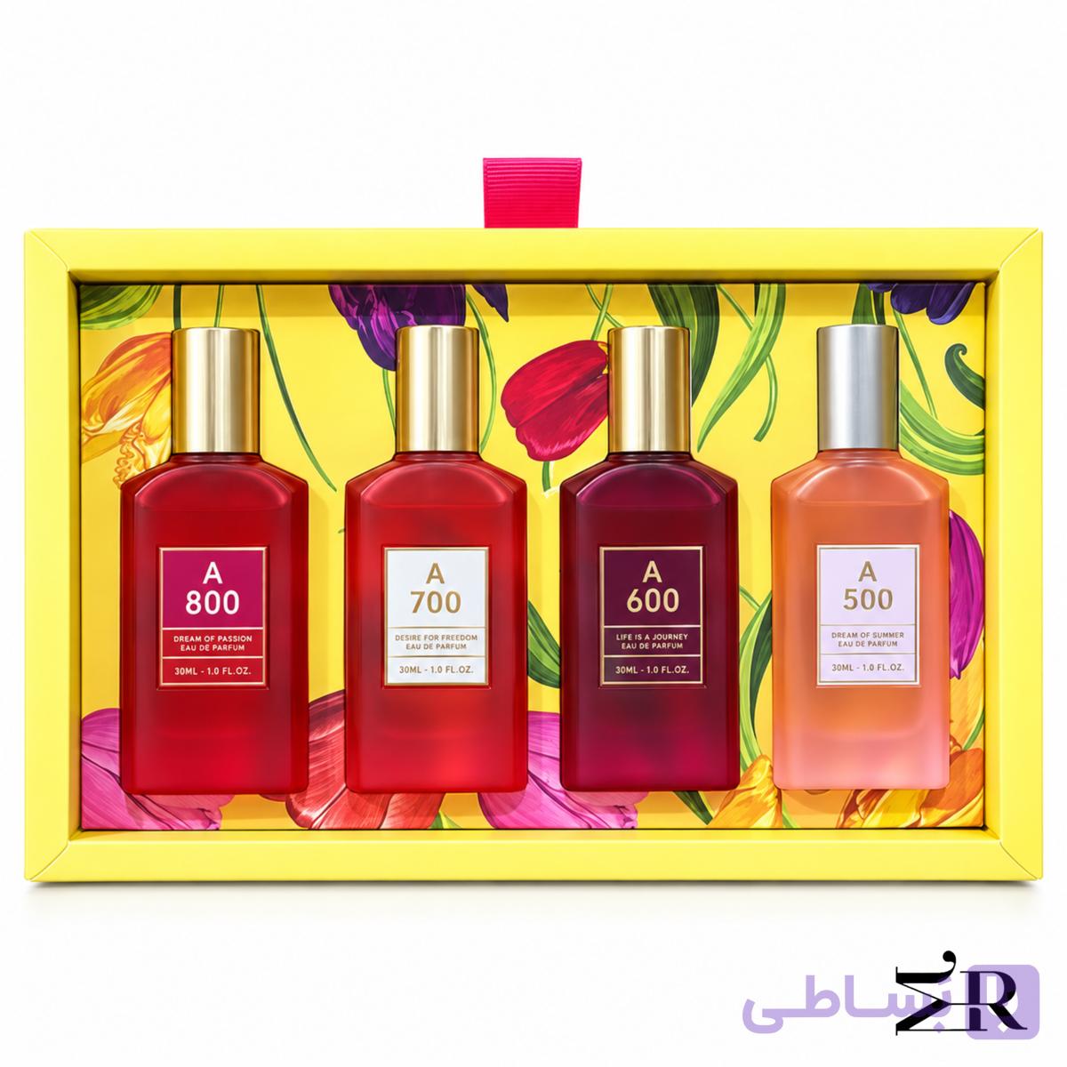 ست ۴ عددی عطر زنانه شانویر مدل Secret Paradise III | حجم ۳۰ میل | Channoir — تصویر 1