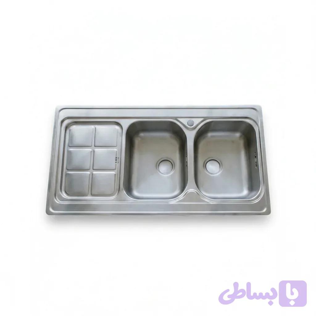 سینک استیل البرز 301 روکار — تصویر 1