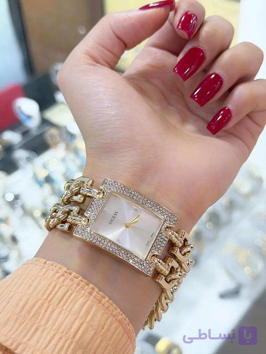 ساعت زنانه کارتیر دوبند نگین دار گسس
