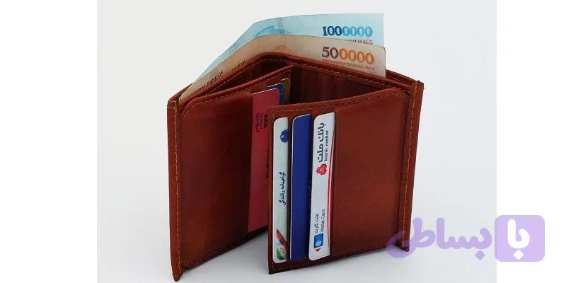 کیف جیبی جاکارتی دلاری ۴ لت — تصویر 1