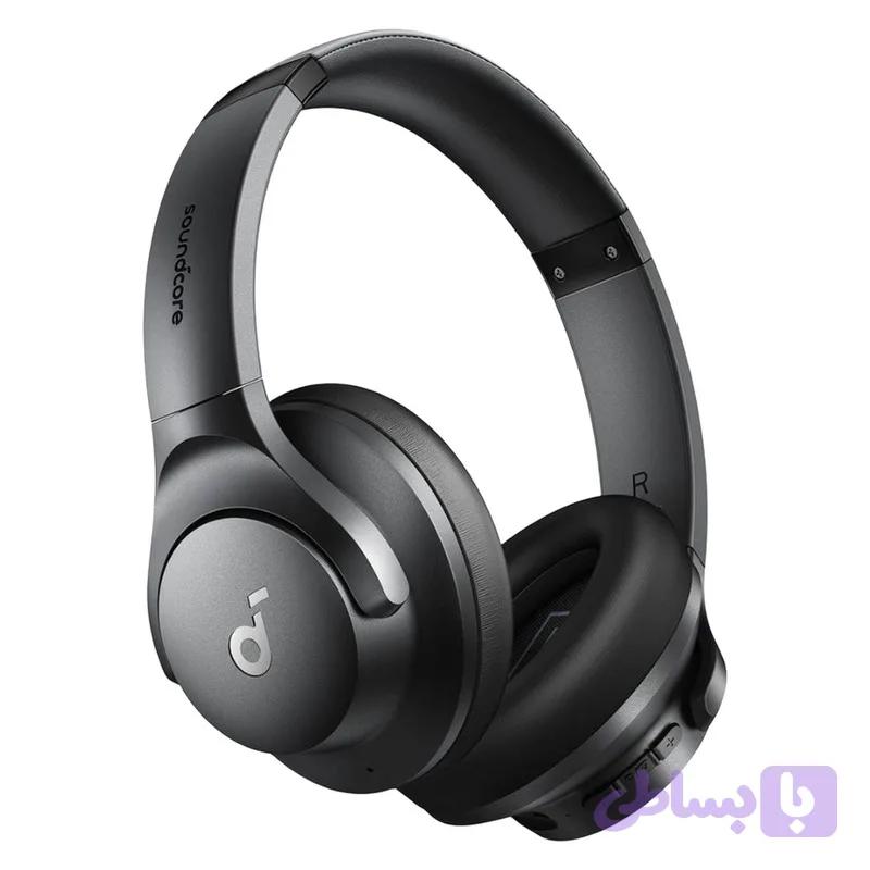 هدفون بلوتوثی انکر مدل Soundcore Q20i با نویز کنسلینگ فعال (ANC)، درگاه شارژ USB Type-C، دارای 2 میکروفون داخلی و 2 میکروفون خارجی، پشتیبانی از صدای Hi-Res از طریق کابل AUX — تصویر 1