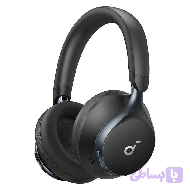 هدفون بی‌سیم انکر مدل Space One با نویز کنسلینگ فعال (ANC)، درگاه شارژ USB Type-C، مقاوم در برابر رطوبت و عرق — تصویر 1
