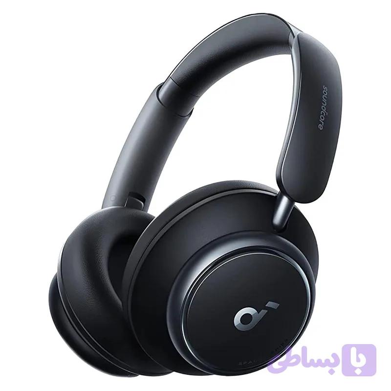 هدفون بلوتوثی برند انکر مدل Soundcore Space Q45 A3040 با نویز کنسلینگ فعال (ANC)، درگاه شارژ USB Type-C، پشتیبانی از شارژ سریع، دارای فناوری نویز کنسلینگ هوشمند سه‌حالته، مقاوم در برابر رطوبت و عرق — تصویر 1
